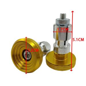 Mocell 1 Par de Tapas de Extremo de Manillar Universales de Aleación de Aluminio CNC para Motocicleta, Repuesto de Puños de Moto - Product Image 6