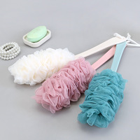 Brosse de bain en plastique à long manche A2555, brosse douce pour le corps, gommage pour la douche, brosse de nettoyage efficace pour le bain et les articles de toilette