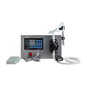 Machine de remplissage quantitative pour huile, vin blanc, boissons, huiles essentielles, détergent à lessive, eau et autres liquides en verre – Petite machine de remplissage de liquides - Product Image 2