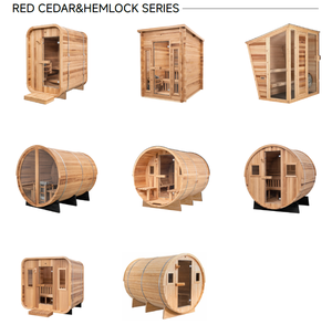 Sauna a Secco e Umido in Cedro FSC per 2 Persone, Cabina Sauna Commerciale per Interni/Esterni Focalizzata sulla Recupero per Centri Benessere e Spa - Product Image 5