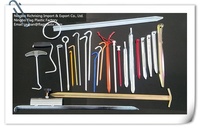 Pack 10 camping nail Plastic Tent pegs stakes outdoor camping eco friendly