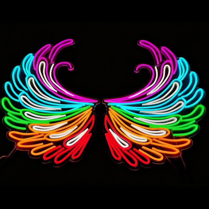 LED Neon Lights Wedding Bar Decoration Powered Stylised Lights Lamp Alphabet Light up Sign Party