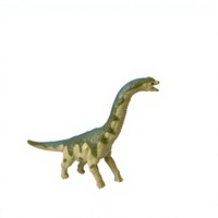 Modèle de dinosaure Brachiosaurus - Figurine de dinosaure à long cou en vinyle souple pour jeu éducatif, collection et exposition