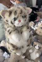 Nouvelle Peluche Chat Réaliste Qui Moaie, Sac de Transport pour Chat Ragdoll, Poupée en Peluche Réconfortante, Cadeau en Peluche, Accessoire de Sac en Forme d'Animal en Peluche
