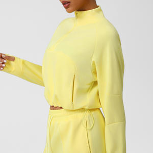 Roupas Streetwear <span class=keywords><strong>Jogger</strong></span> a gamba dritta completi due pezzi tute da <span class=keywords><strong>donna</strong></span> felpe bianche <span class=keywords><strong>oversize</strong></span> e pantaloni della tuta - Product Image 2