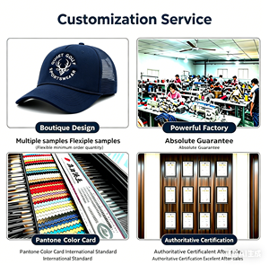 Gorra Trucker de Alta Calidad con Logotipo Bordado de 6 Paneles y Patrón de Letras, Gorras de Béisbol Deportivas con Malla Trasera y Efecto Desgastado, Venta al Por Mayor - Product Image 3