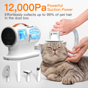 <span class=keywords><strong>Aspirateur</strong></span> à <span class=keywords><strong>poils</strong></span> d'<span class=keywords><strong>animaux</strong></span> sans fil multifonctionnel avec brosse à <span class=keywords><strong>poils</strong></span> de chat pour un nettoyage domestique silencieux - Product Image 2