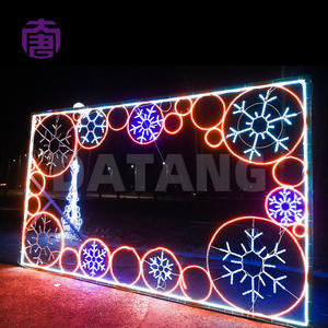 Luces LED Decorativas de Navidad para Exteriores, Impermeables, con Diseño de Copo de Nieve, en Oferta - Product Image 6