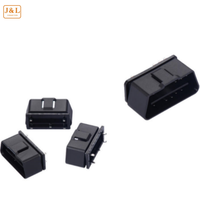 Connecteur OBD J&L personnalisé, prix d'usine, connecteur mâle OBDII 5P en laiton, plaqué or, pour connecteur de voiture universel