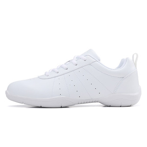 Nuovo di alta qualità bianco cheerleading <span class=keywords><strong>scarpe</strong></span> da ballo per bambini all'ingrosso taglia 28-44 # ragazze sport sneaker antiscivolo design di fabbrica - Product Image 3