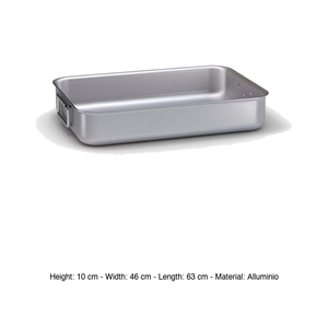 Rectangular Aluminum Roasting Pan 63 × 46 × 10 h cm Ballarini - Product Image 3