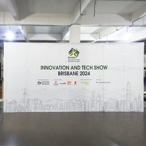 <span class=keywords><strong>Backdrop</strong></span> Pameran Kain Tension 8*10ft yang Dapat Disesuaikan, Display <span class=keywords><strong>Backdrop</strong></span> Pameran Dagang, Banner Dinding Pameran, <span class=keywords><strong>Stand</strong></span> Booth Aluminium - Product Image 5