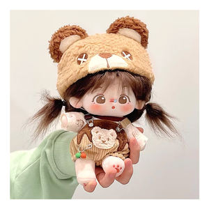 Muñeco de Peluche Kpop Personalizado con Pelo Largo y Lindo, Accesorios de Ropa, Peinado Personalizado Extraíble - Product Image 1