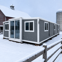 Maison conteneur préfabriquée isolée et extensible pour hôtels de montagne et stations de ski – Suite chaude