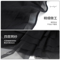 Awg310 Nouveaux Designs Performance Jupes Wrap Ballet Chiffon Danse Offre Spéciale Adulte Jupes