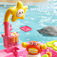 Mesas de Juego Acuáticas de Verano, Juguetes de Pesca, Mesa Multifuncional Eléctrica para Niños, Interior y Exterior, con Arena y Agua, con Bomba