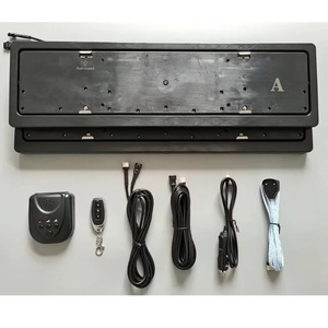 Support de <span class=keywords><strong>plaque</strong></span> <span class=keywords><strong>d</strong></span>'<span class=keywords><strong>immatriculation</strong></span> de voiture en métal, support de <span class=keywords><strong>plaque</strong></span> <span class=keywords><strong>d</strong></span>'<span class=keywords><strong>immatriculation</strong></span> européen à télécommande, adapté aux voitures espagnoles - Product Image 5