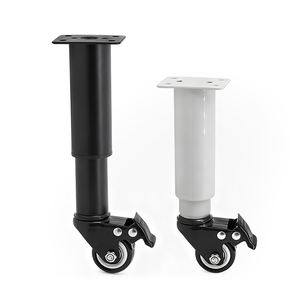 Gambe per Divano in Metallo Telescopiche e <span class=keywords><strong>Mobili</strong></span> con Ruote, Piedini <span class=keywords><strong>Regolabili</strong></span> per <span class=keywords><strong>Mobili</strong></span>, Accessori Hardware per Tavolini da Caffè e Armadi - Product Image 3