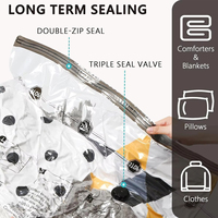 Sacs de rangement sous vide D5547 pour vêtements et literie, sacs de compression sous vide pliables avec pompe manuelle