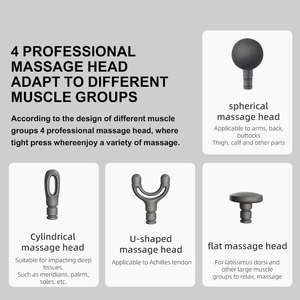 Foldable And Stretchable Multifunctional Handle Deep Muscle Tissue <strong>Back</strong> Full Body <strong>Massager</strong> Massage Pounding Fascia Massage Gun - Product Image 5