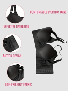 <span class=keywords><strong>Reggiseno</strong></span> Push-Up di Alta Qualità per Donna, Taglie Grandi 90D-105F, Sexy, Comodo, Traspirante, Ecologico, <span class=keywords><strong>Senza</strong></span> Cuciture, con Ferretto - Product Image 2
