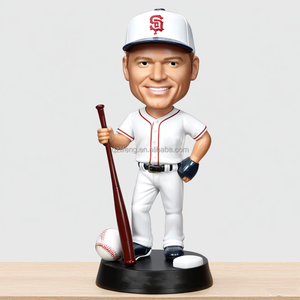 Nhựa cầu thủ bóng chày figurine Trophy tùy chỉnh Mỹ cầu thủ bóng chày bobblehead figurine - Product Image 4