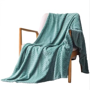 Bindi Em Estoque Cozy Soft Warm Minimalista Cobertor De Flanela De Orelha De Trigo 100% Poliéster Quatro Estações-Escritório Sofá/Dormir/Cama Uso - Product Image 5