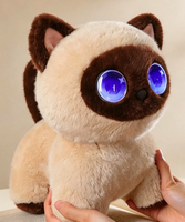 Jouet chaton chantant et dansant pour seniors, conforme CPSIA, léger et portable, pour le confort des personnes atteintes de démence et le soulagement du stress