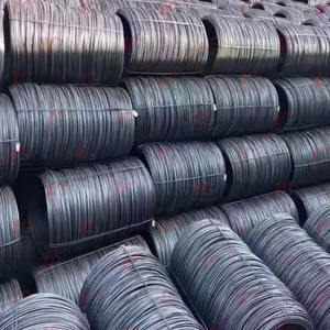 ลวดสปริงเหล็กกล้าคาร์บอน Q235สูงแบบปรับแต่งได้5.5มม. 6.5มม. รีดร้อนเชื่อมแบบอิสระ - Product Image 5