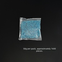 Manik-manik Kaca 3mm Beraneka Warna Iridescent Lubang Kecil Manik-manik Lepas untuk Pembuatan Perhiasan DIY Gelang Kalung Grosir