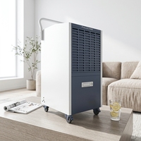 Déshumidificateur compact OEM ODM 50L avec affichage numérique et fonction minuterie pour usage domestique intérieur
