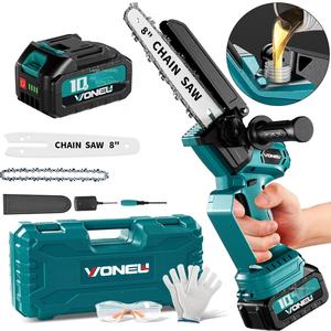 <span class=keywords><strong>เลื่อย</strong></span>โซ่ยนต์ไร้สายเกรดอุตสาหกรรม 450W 21V แบตเตอรี่ลิเธียม 3AH ใช้งานมือเดียว สำหรับใช้ในบ้านและสวน - Product Image 1
