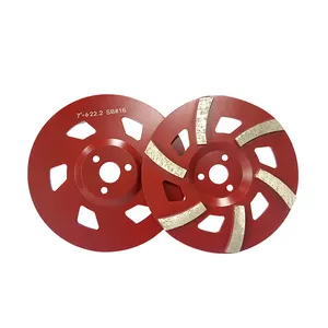 High quality 7 inch metal bond concrete polishing plate Abrasive tools grinding discs diamond grinding cup wheels