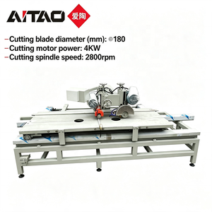 Máquina de Corte Manual AiTao de 2400 mm, Modelo de Trabajo Manual con Empuje, Flexible y de Alta Precisión para Mármol, Cerámica, Cuarzo y Granito - Product Image 2