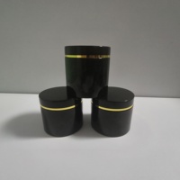 Pot en plastique cosmétique givré pour beurre corporel, gommage, crème pour le visage, 250 ml, 350 ml, 500 ml, pot en plastique pour cheveux avec couvercle