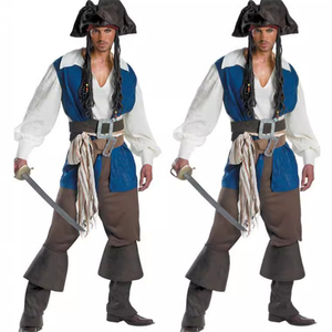 Vente chaude Carnaval Halloween Homme <span class=keywords><strong>et</strong></span> Femme Pirate Cosplay Costume pour Couples Jeu Costumes - Product Image 6