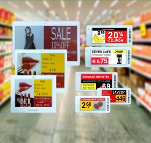 Etiqueta de Precio Digital ESL al por Mayor del Fabricante, Etiqueta Electrónica de Estante, Sistema ESL Inalámbrico, Etiquetas LCD para Estantes, para Supermercados y Comercios Minoristas - Product Image 1