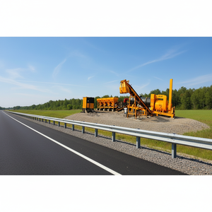 Usine de mélange à chaud d'asphalte Atlas-10 à 120 TPH Usine de mélange à tambour mobile pour la construction de routes - Product Image 1