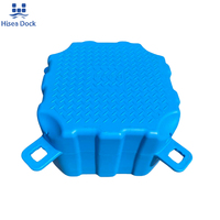 Module de quai flottant durable 500x500x400mm 10 kg HDPE 230 Kg/m² Résistant aux UV pour système de marina domestique ou bassin à poissons