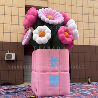 Bouquet de fleurs gonflables géantes Bouquet de fleurs gonflables pour la décoration de scènes d'événements et de fêtes Publicité