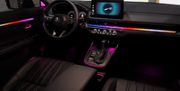 ICarsin - Éclairage d'ambiance intérieur de voiture LED 256 couleurs style cristal pour Honda CRV 2023-2026 - Accessoires de décoration