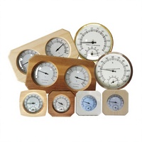 Termometer Hygrothermograph Kayu Solid Spruce Desain Modern Fenya Berkualitas Tinggi Panel Kontrol Komputer Garansi 2 Tahun untuk Hotel