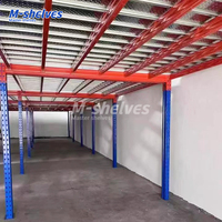 Étagères de stockage robustes et abordables sur mesure pour entrepôt, système de stockage industriel en acier à plateformes connectées par boulons