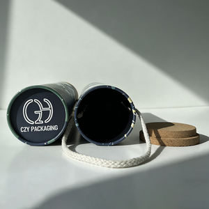 Boîte à vin cylindrique avec couvercle <span class=keywords><strong>en</strong></span> liège <span class=keywords><strong>en</strong></span> bois, cadeau écologique pour l'alcool, conteneur personnalisé pour bouteille de vin, tube <span class=keywords><strong>en</strong></span> papier pour cadeaux de mariage - Product Image 5