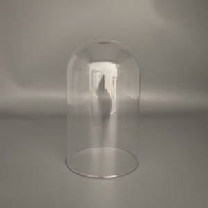 Çevre dostu şeffaf akrilik giydirin çan kavanoz Dome siyah plastik taban enjeksiyon kalıplı ABS & PS ev festivali dekorasyon için - Product Image 3