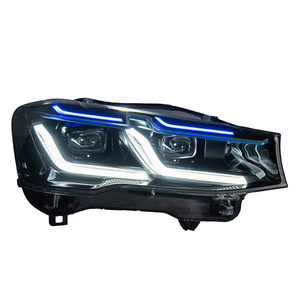 Fari LED per Auto <span class=keywords><strong>X3</strong></span> <span class=keywords><strong>F25</strong></span> & X4 F26 2010-2017 con DRL 6000K, Lampada Frontale con Lente Proiettore 12V - Product Image 3