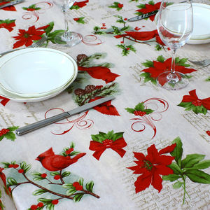 <span class=keywords><strong>Nappe</strong></span> de table traditionnelle de Noël <span class=keywords><strong>en</strong></span> plastique imperméable jetable et durable pour la décoration de table de luxe, taille personnalisable - Product Image 1