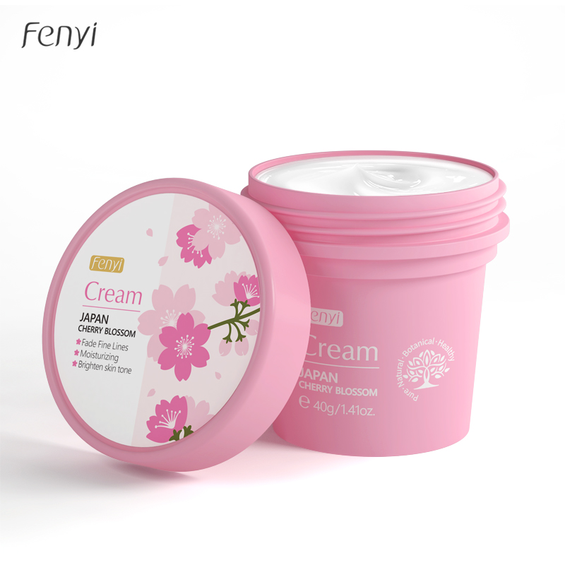 Fenyi Japan Kersenbloesemcrème Vermindert Fijne Lijntjes Anti-Verouderingscrème En Rimpels Behouden Vochtinbrengende Gezichtscrème 40G