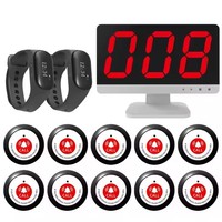 Vibromasseur Smart Watch Récepteur Système de radiomessagerie sans fil pour restaurant, café, chambre d'hôtel