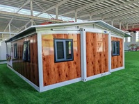 Maison Modulaire Préfabriquée Pliante, Annexe Mobile, Maison Conteneur Extensible de Luxe 20ft 40ft, pour Centre Commercial, École, Moderne